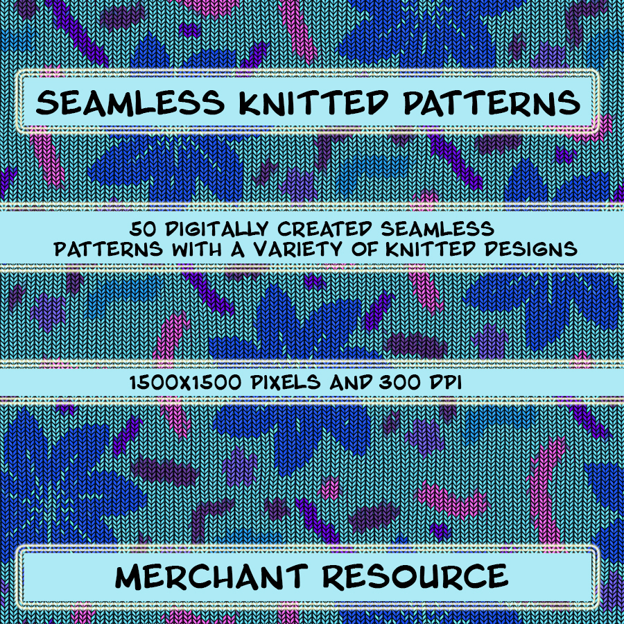 Seamless Knitted Patterns by N/A