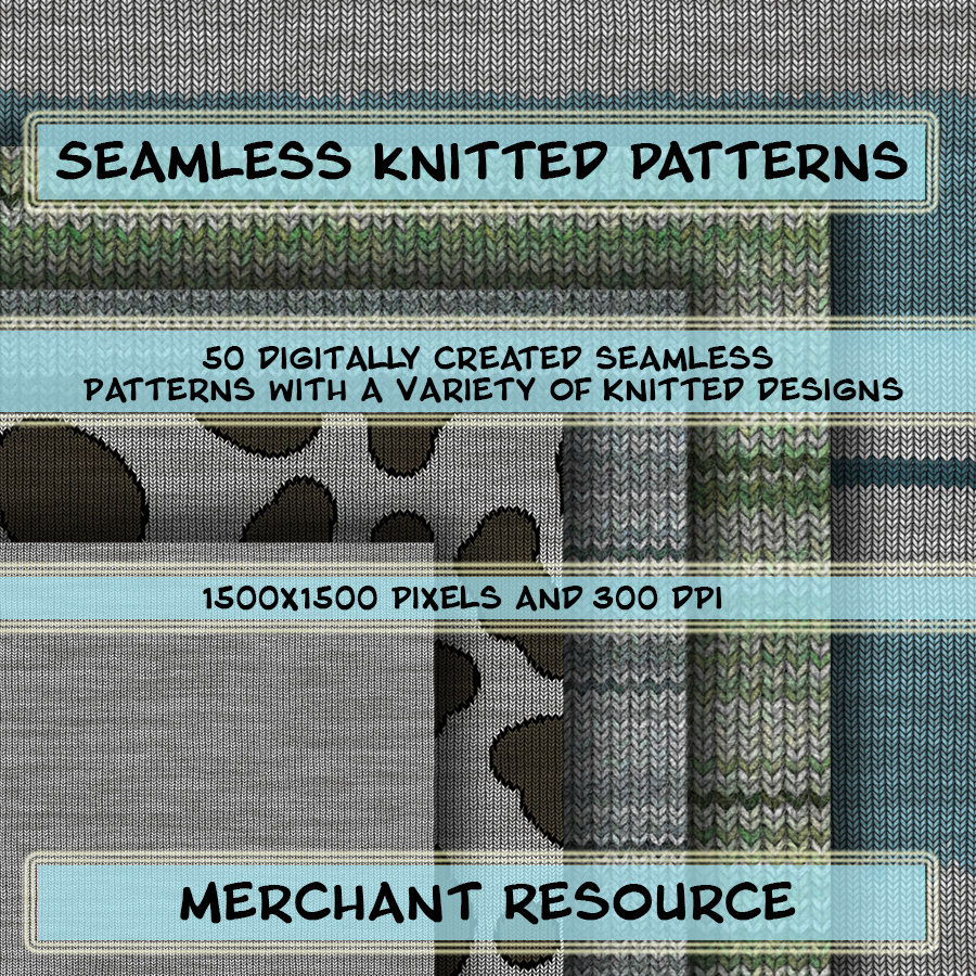 Seamless Knitted Patterns by N/A