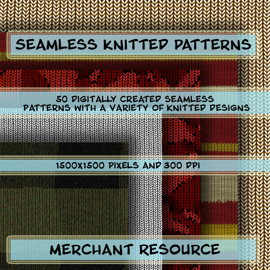 Seamless Knitted Patterns by N/A