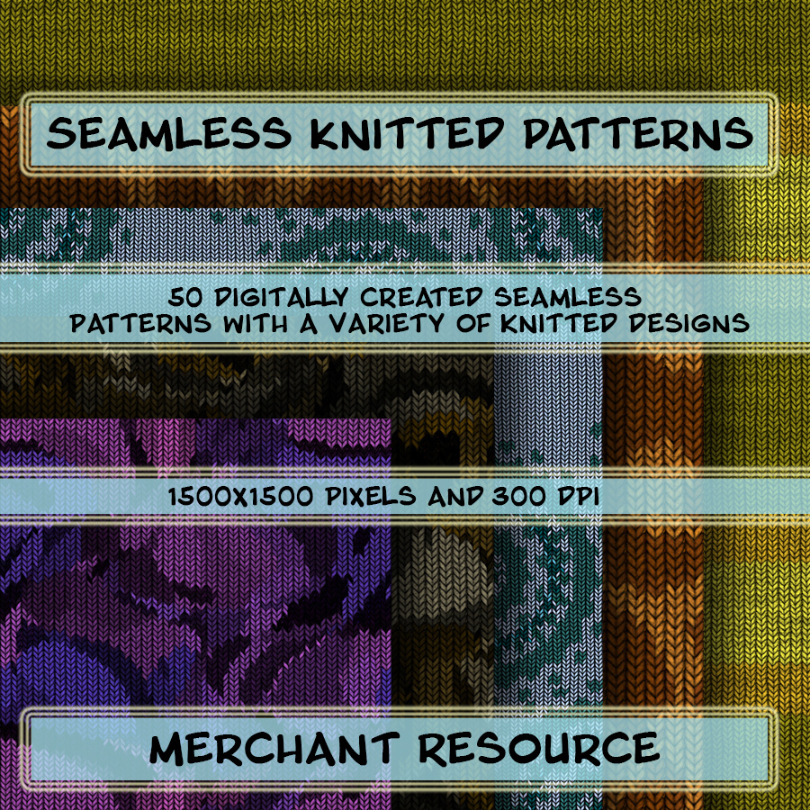Seamless Knitted Patterns by N/A