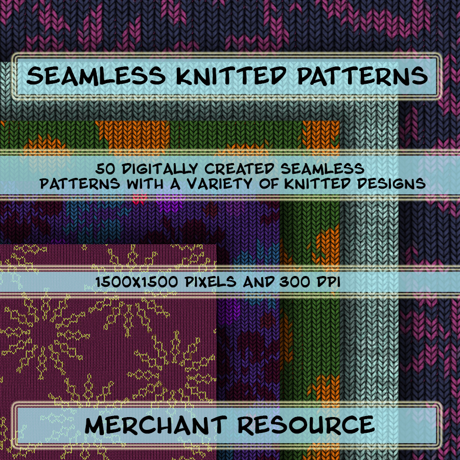 Seamless Knitted Patterns by N/A