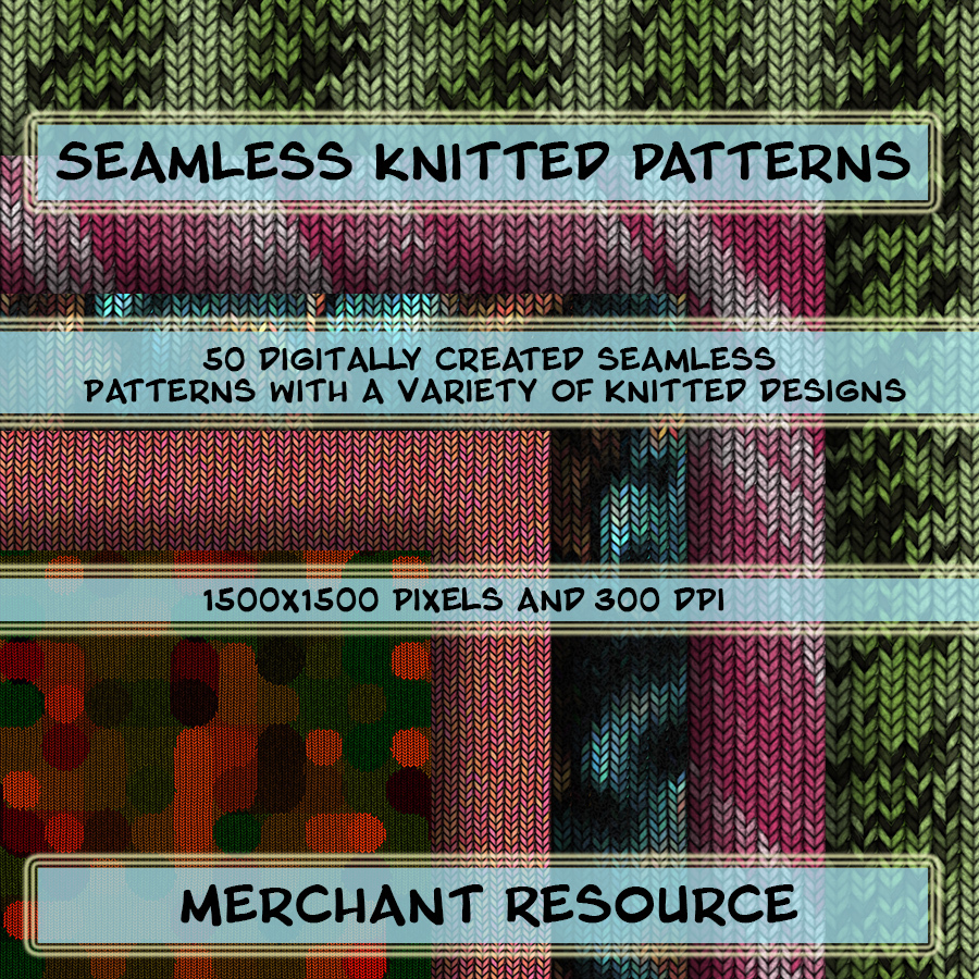 Seamless Knitted Patterns by N/A