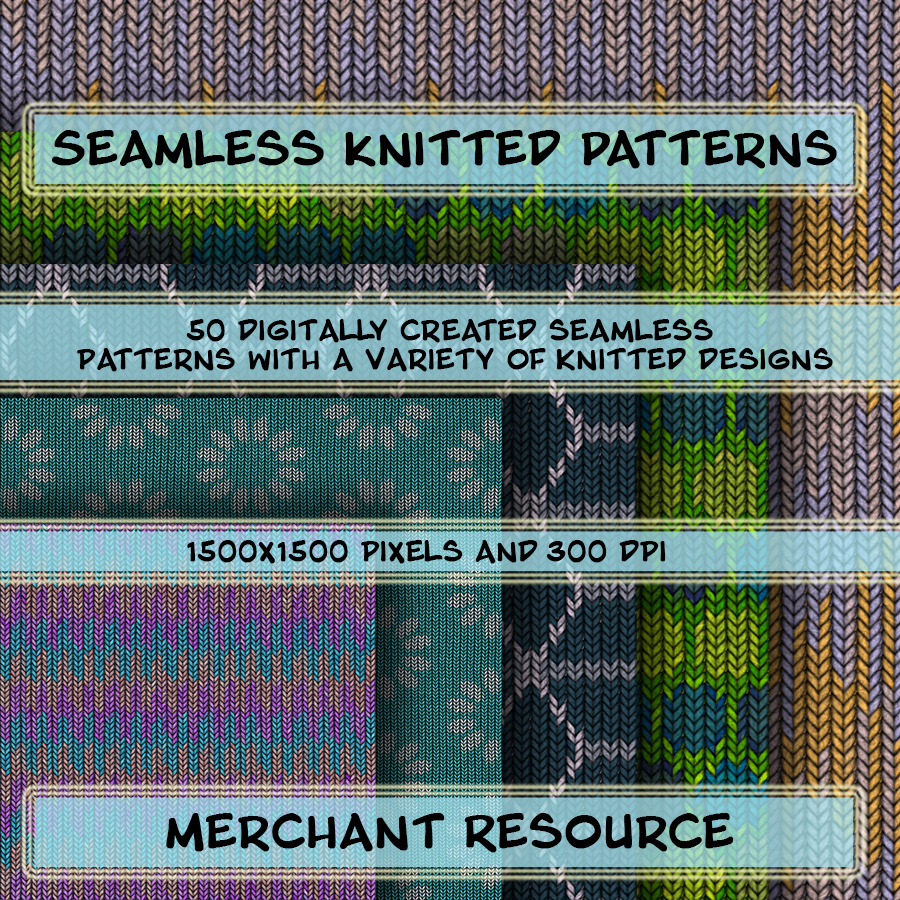 Seamless Knitted Patterns by N/A