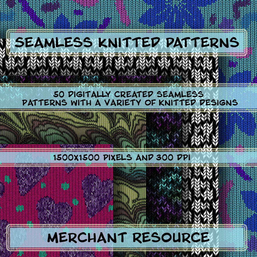Seamless Knitted Patterns by N/A