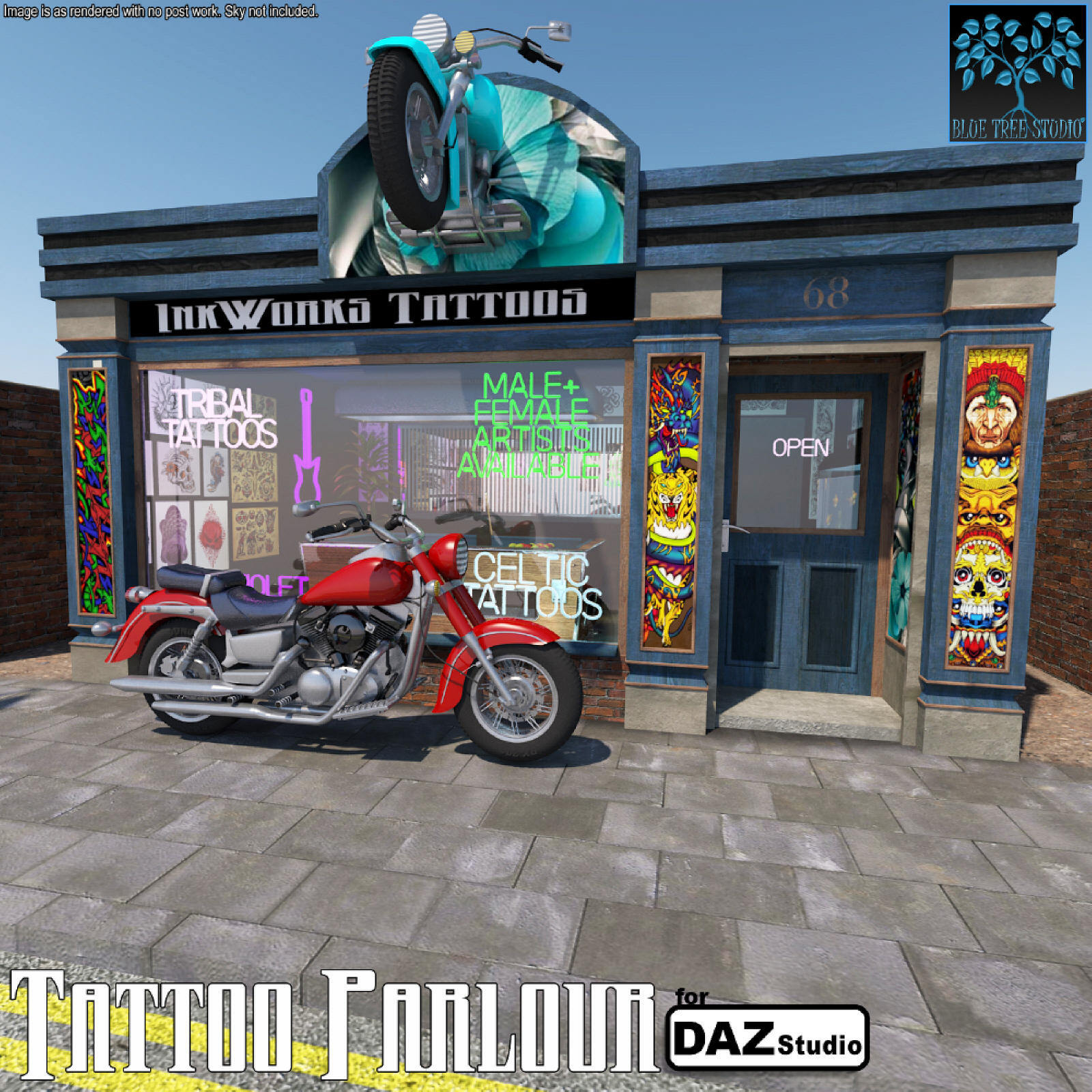 Tattoo Parlour for Daz Studio by N/A