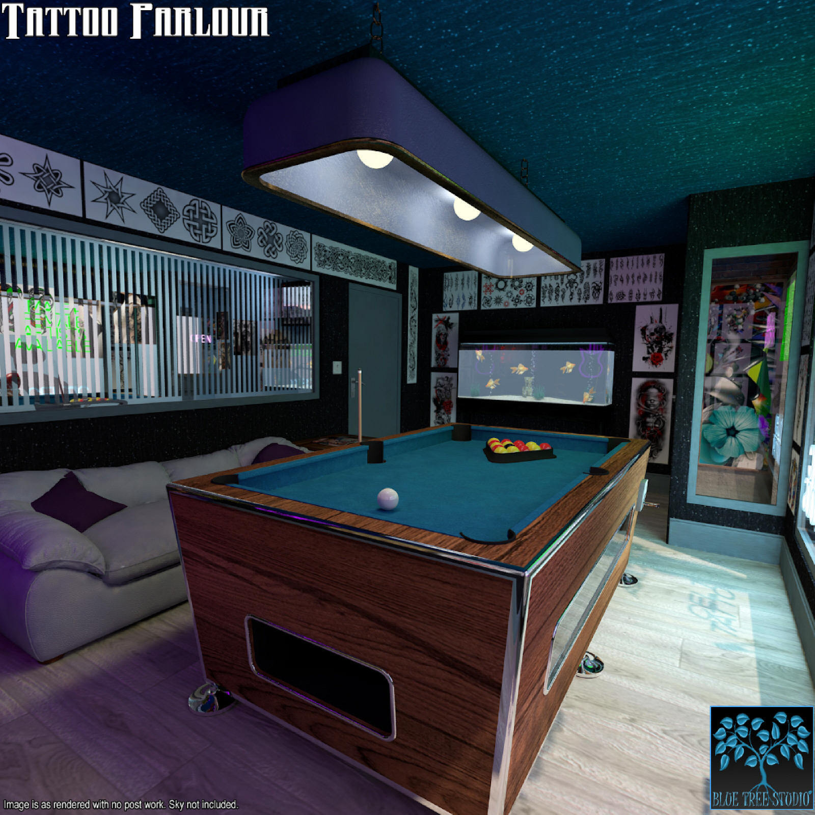 Tattoo Parlour for Daz Studio by N/A