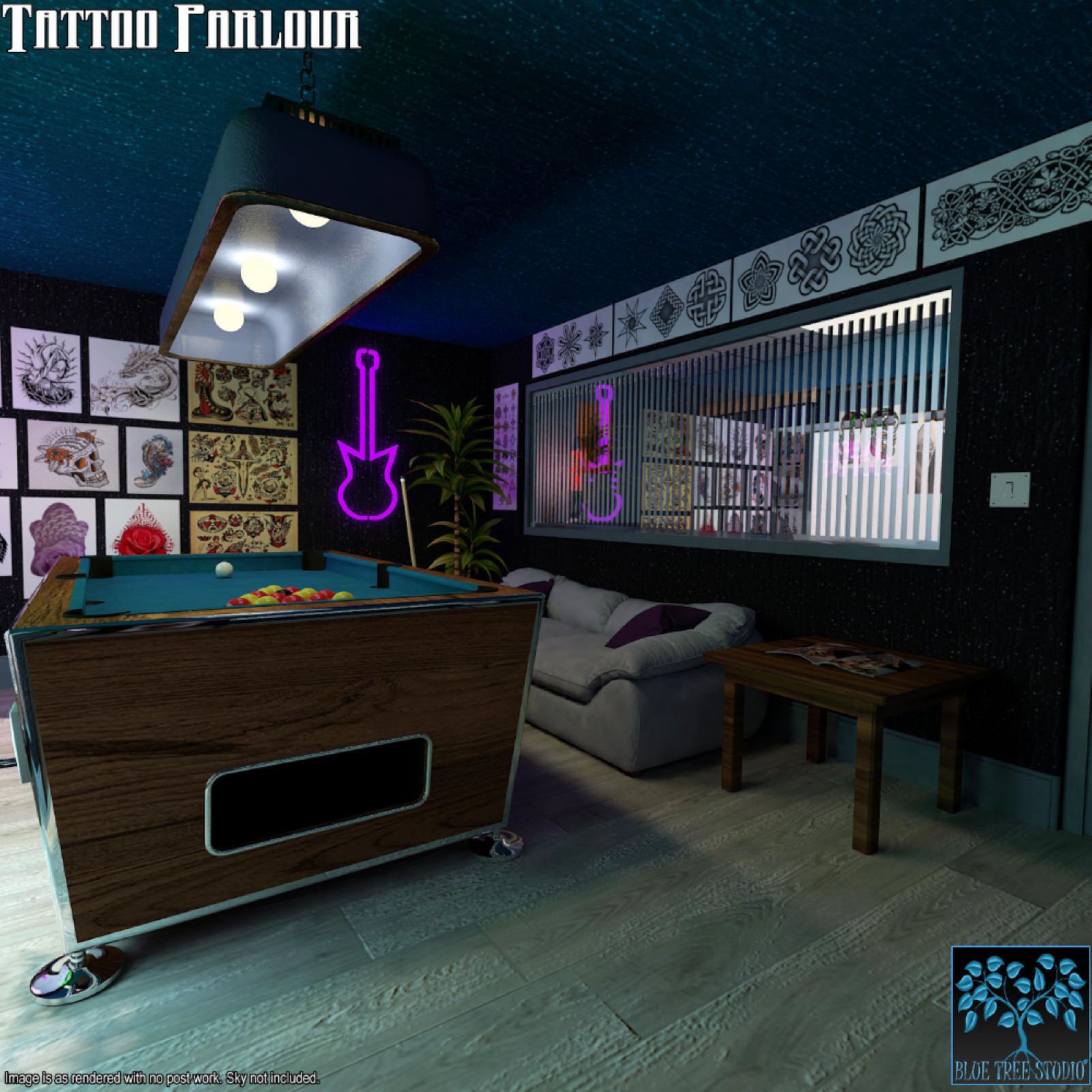 Tattoo Parlour for Daz Studio by N/A