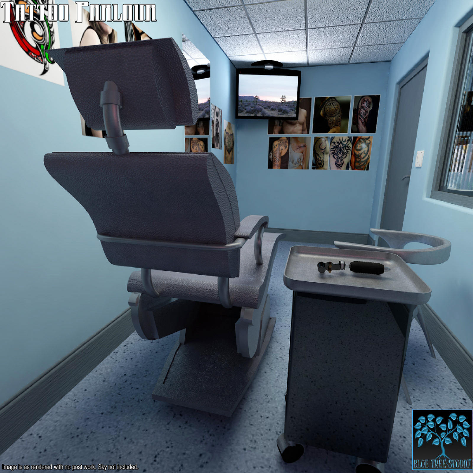 Tattoo Parlour for Daz Studio by N/A