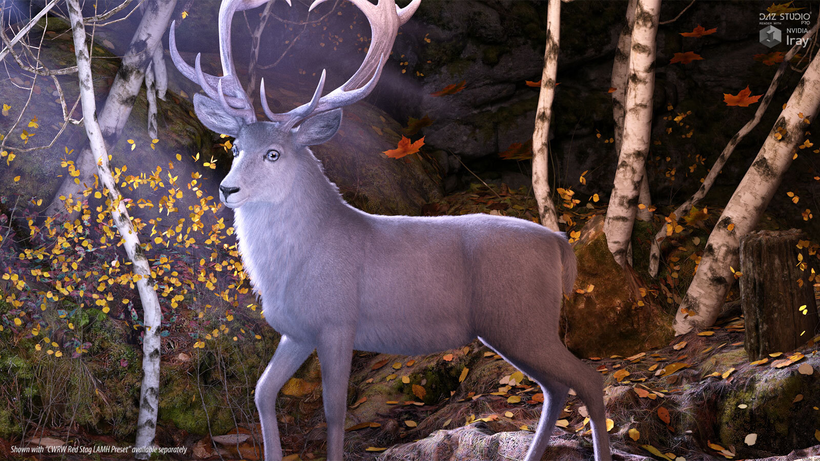 CWRW Silver Stag and Reindeer by N/A