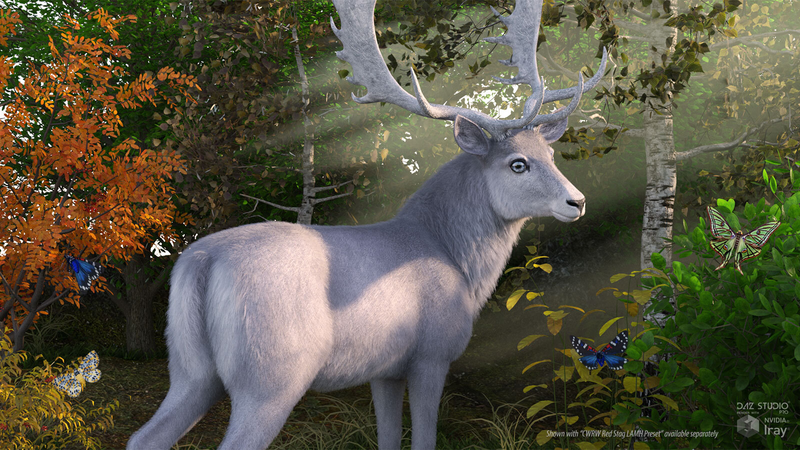 CWRW Silver Stag and Reindeer by N/A