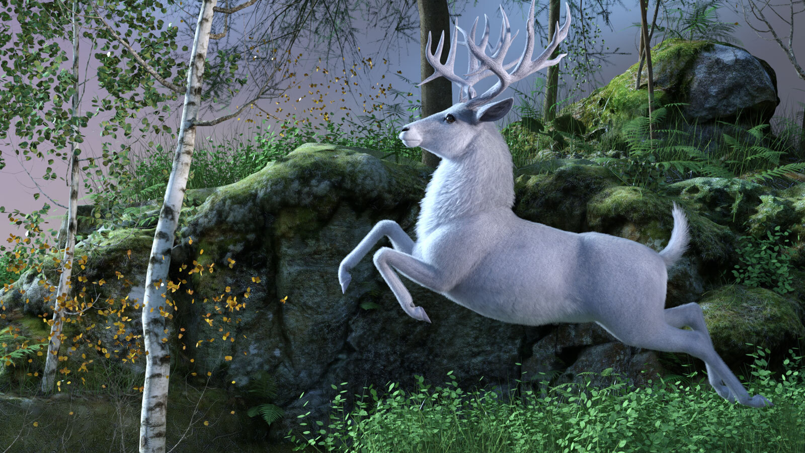 CWRW Silver Stag and Reindeer by N/A