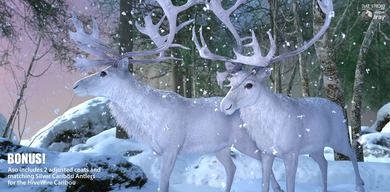 CWRW Silver Stag and Reindeer by N/A