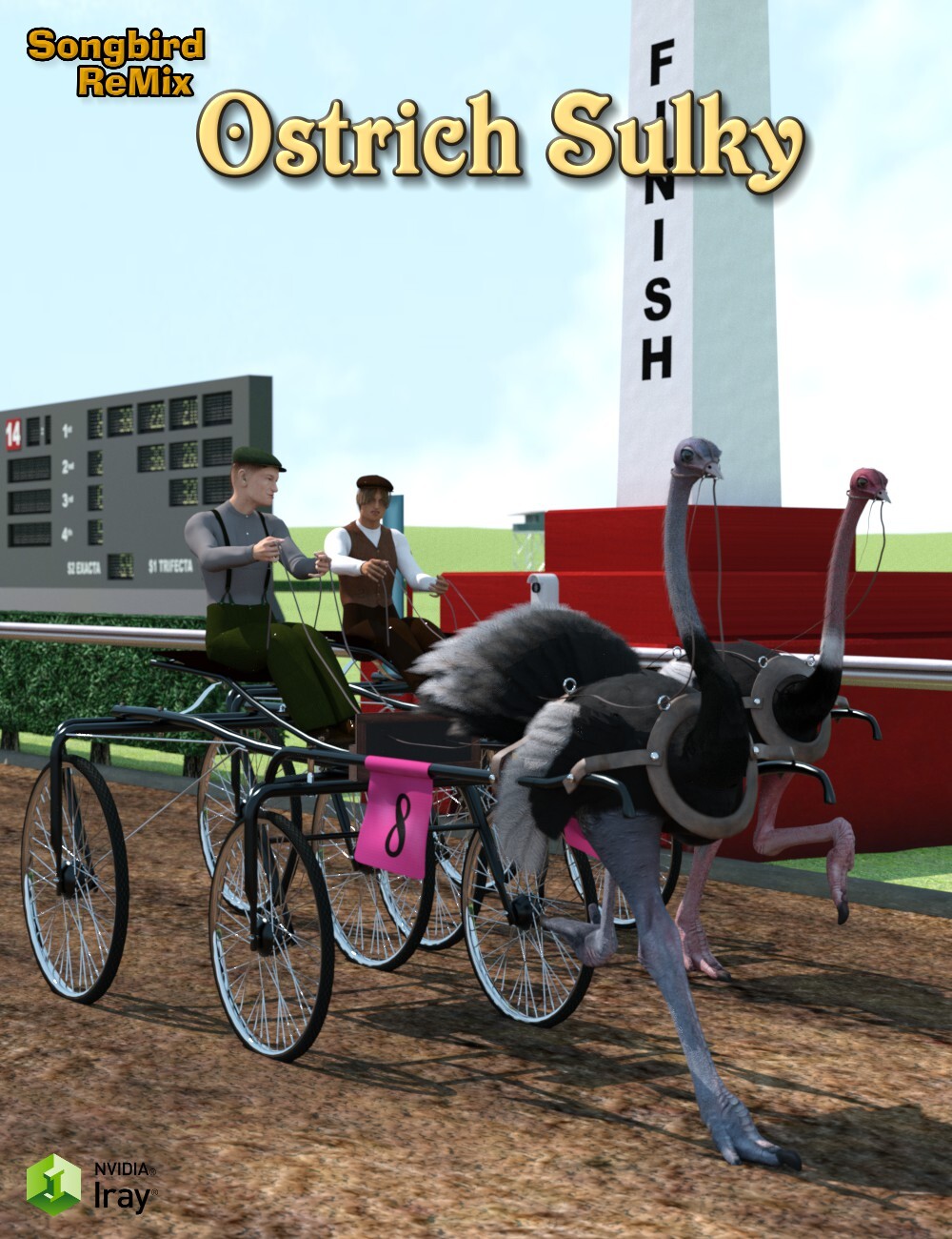 Songbird ReMix Ostrich Sulky by N/A