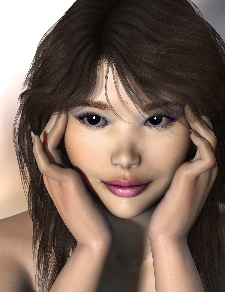 The Face of Asia for Dawn for Poser by N/A