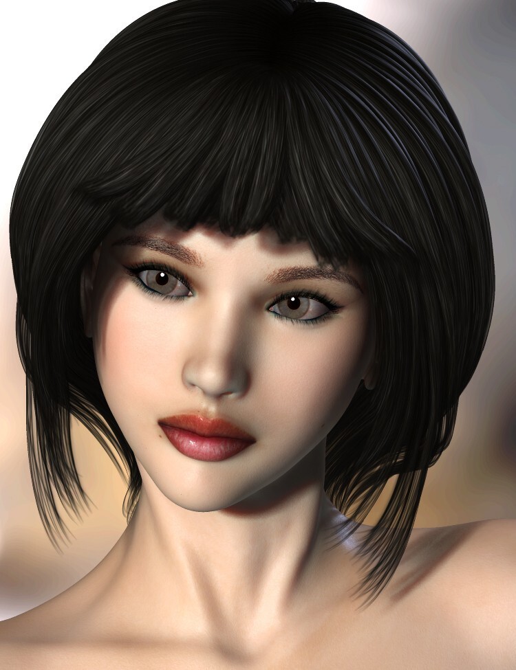 The Face of Asia for Dawn for Poser by N/A