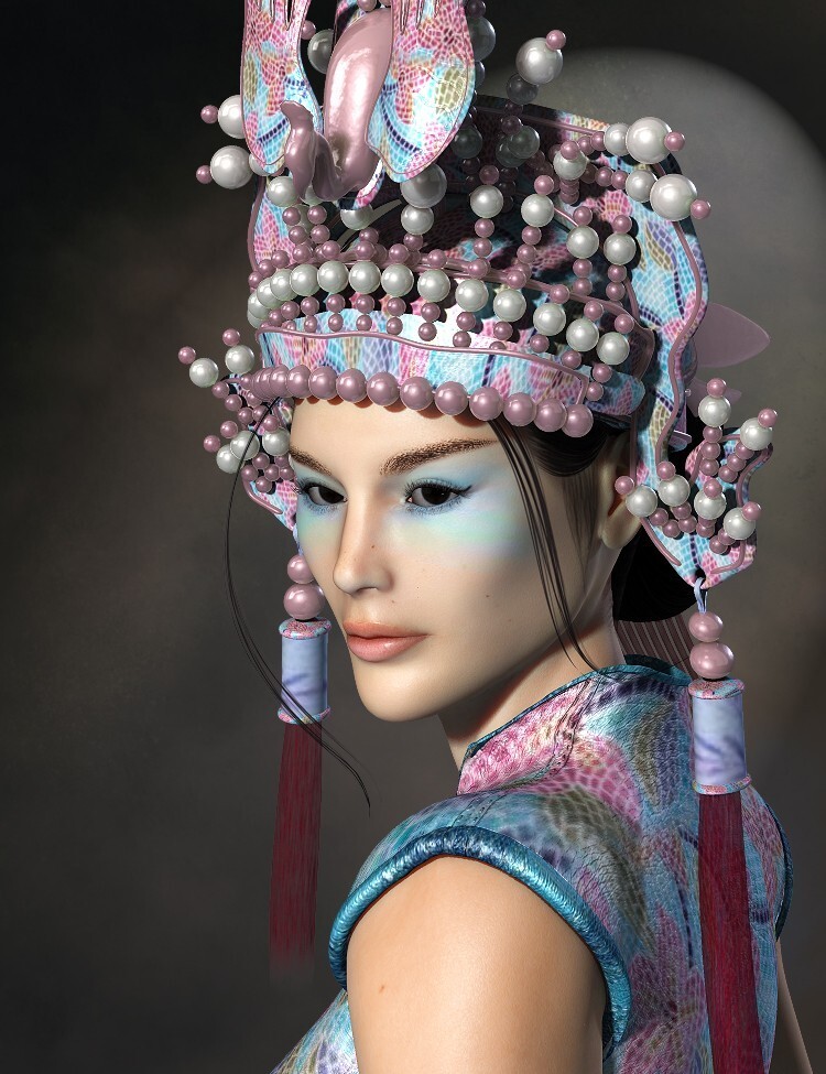The Face of Asia II for Dawn  for Poser by N/A