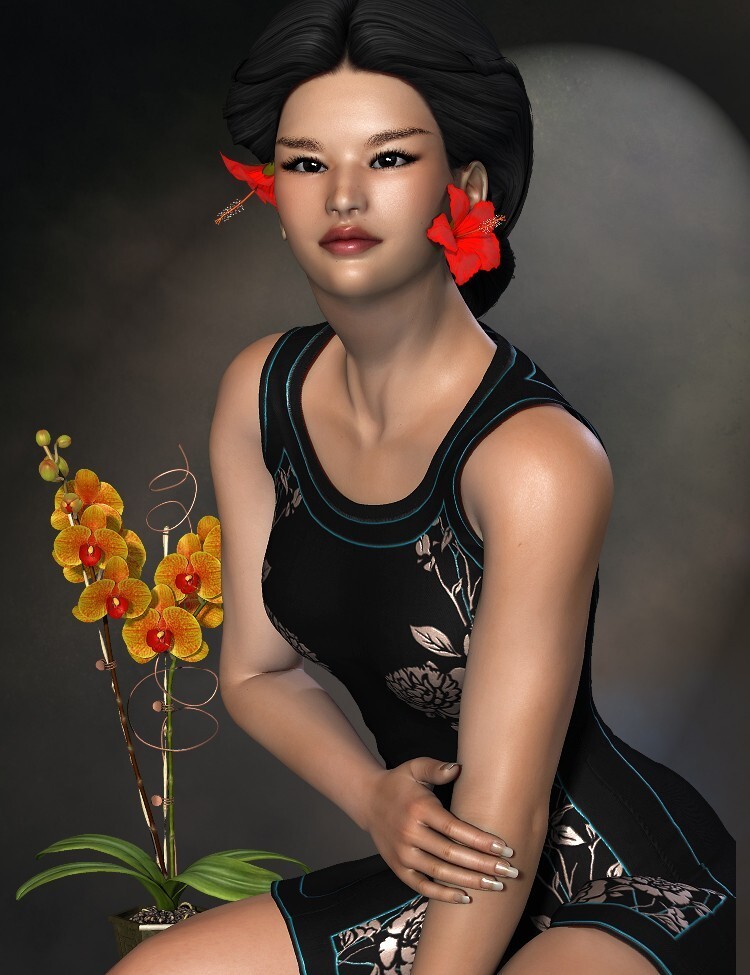 The Face of Asia II for Dawn  for Poser by N/A