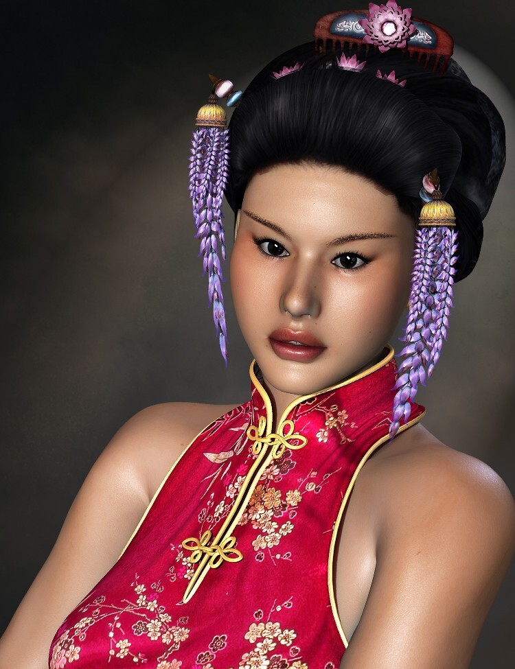 The Face of Asia II for Dawn  for Poser by N/A