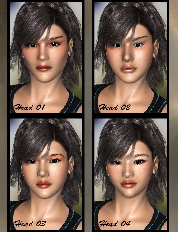 The Face of Asia II for Dawn  for Poser by N/A