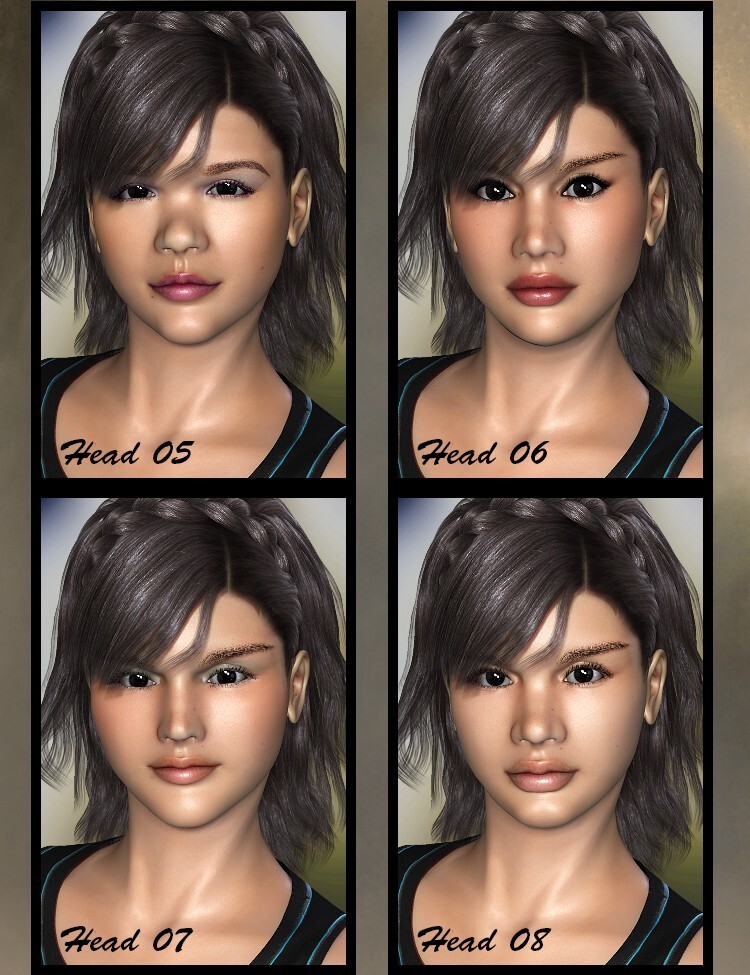The Face of Asia II for Dawn  for Poser by N/A