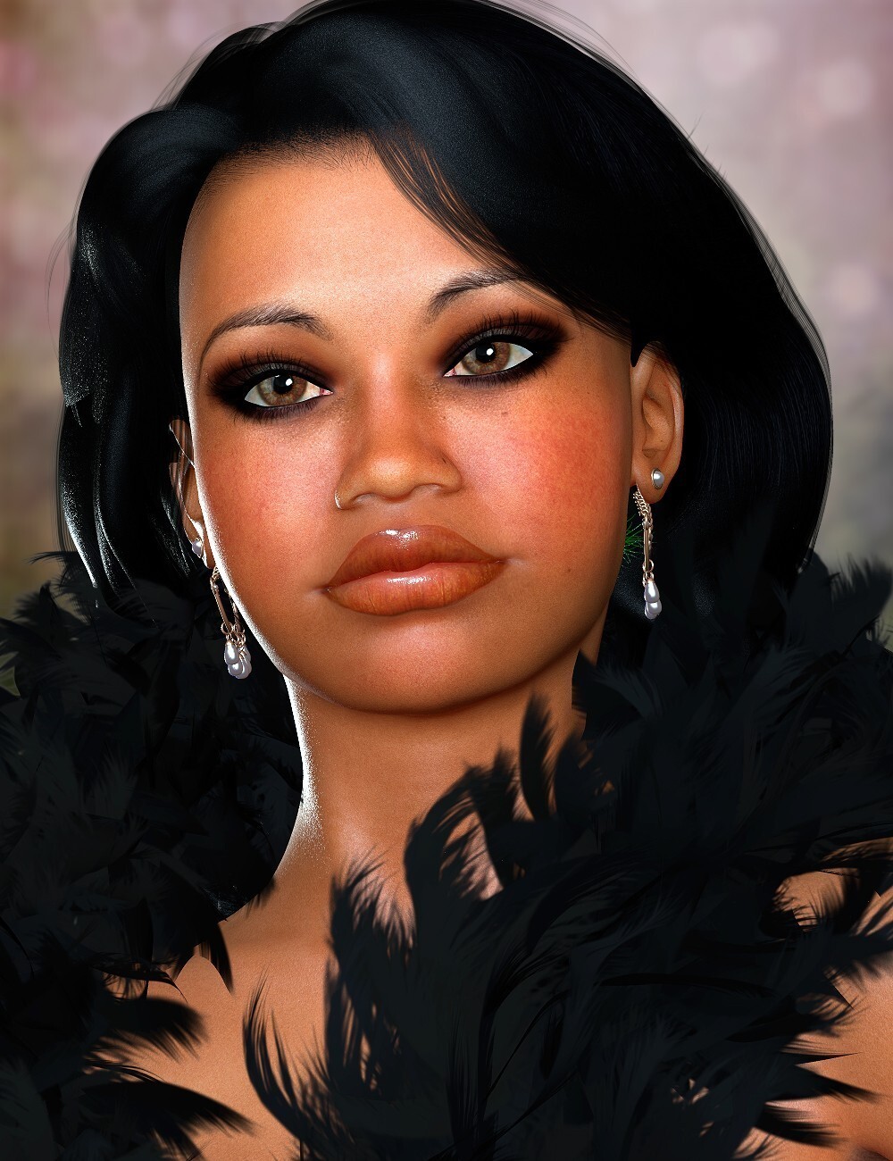 The Face of Africa Skin Set 1 for Dawn - Poser by N/A
