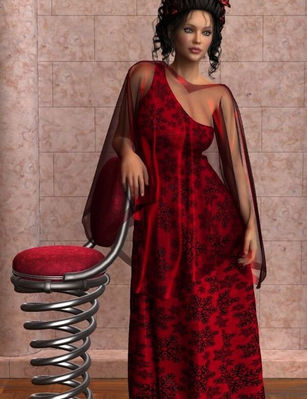 Holidays for Dynamic Evening Gown & Drape by N/A
