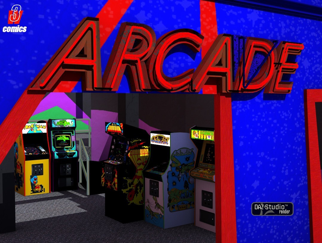 80's Arcade - DAZ Studio by N/A