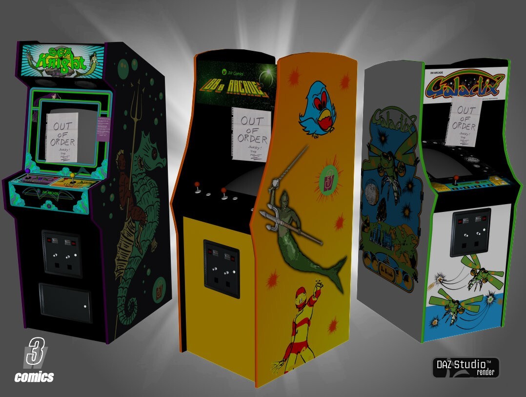 80's Arcade - DAZ Studio by N/A