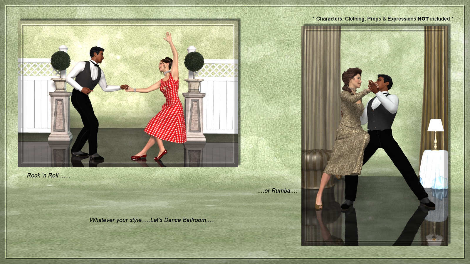 Let's Dance Ballroom Poses for Dawn & Dusk by N/A