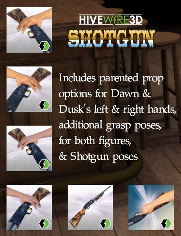 HiveWire 3D Shotgun by N/A
