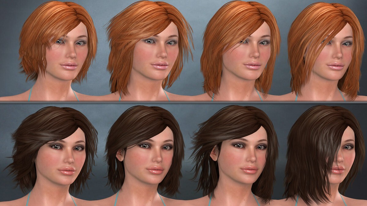 Dawn's Mid Length Hair by N/A