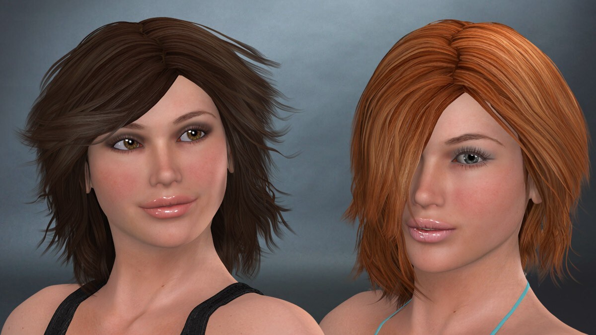 Dawn's Mid Length Hair by N/A