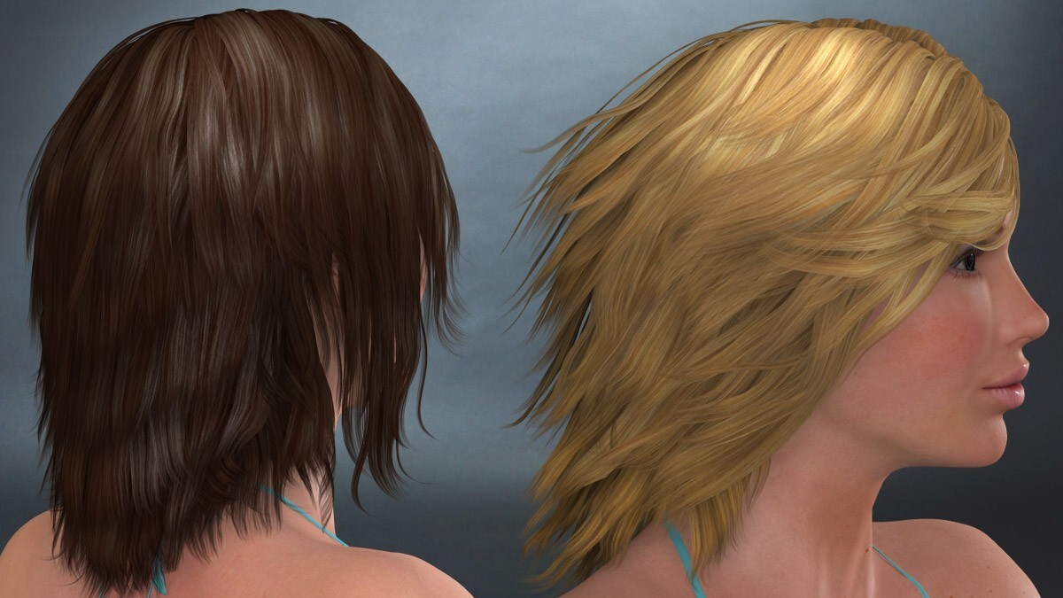 Dawn's Mid Length Hair by N/A