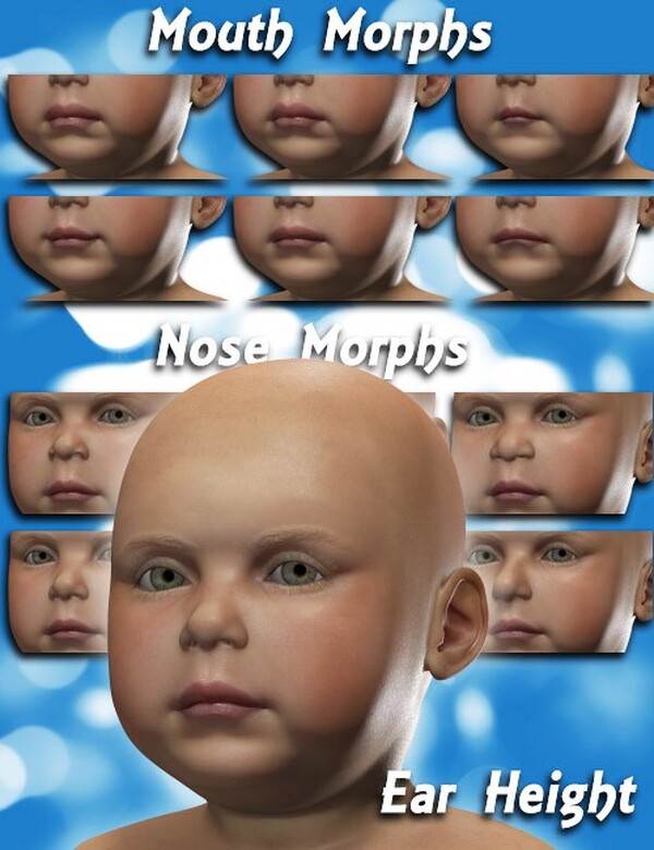 Baby Luna's Head Shapes by N/A