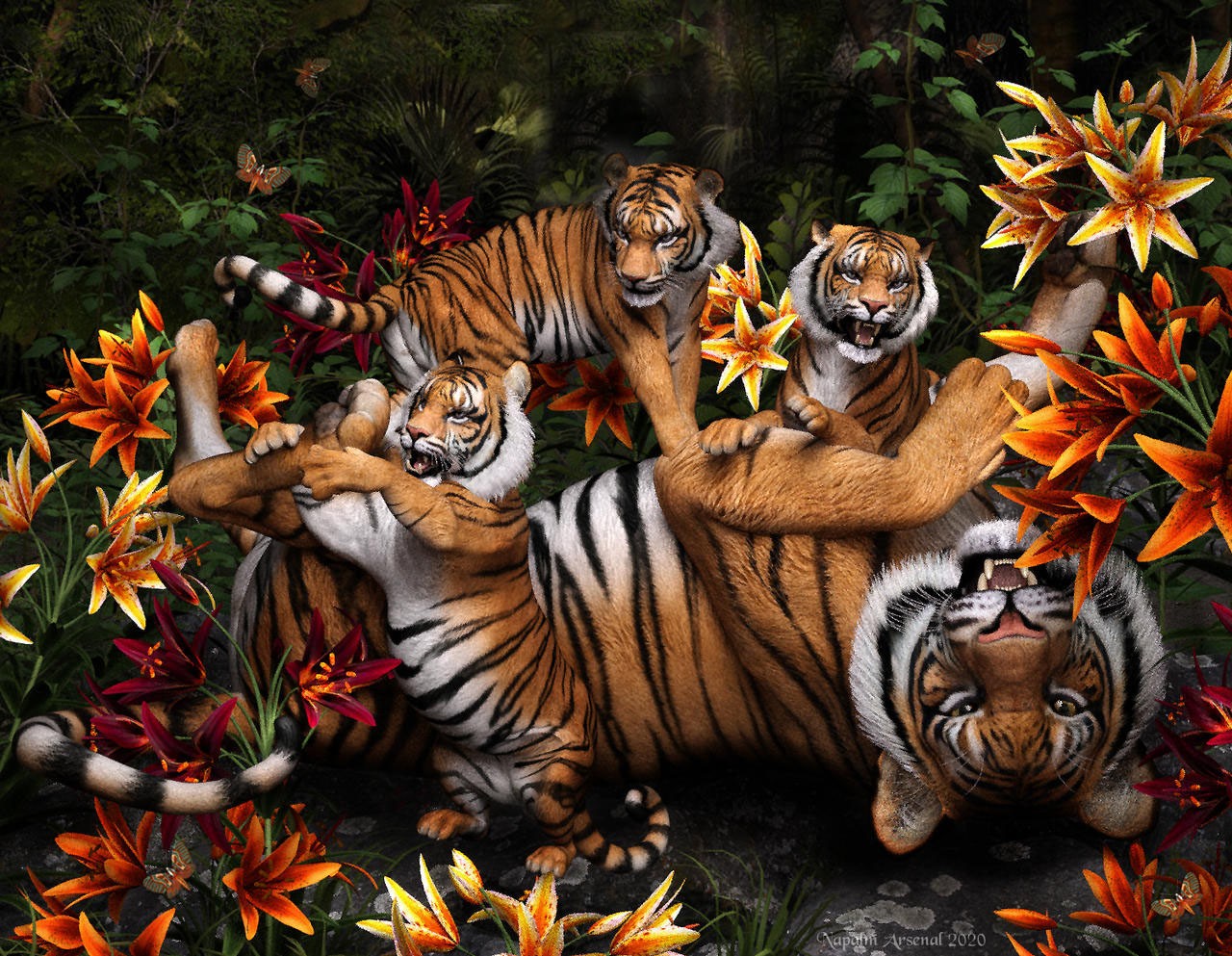 Jungle Heat for Asiatic Lily by N/A