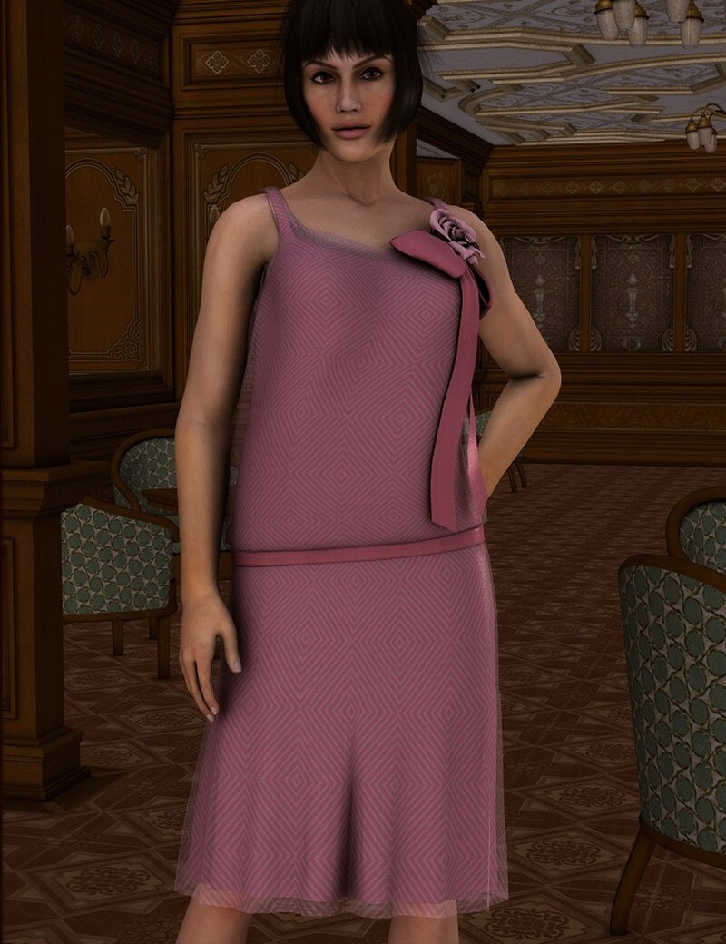 Nostalgia - 1920s Flapper Dress for Dawn by N/A