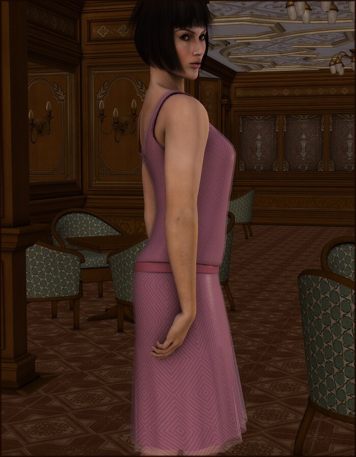 Nostalgia - 1920s Flapper Dress for Dawn by N/A