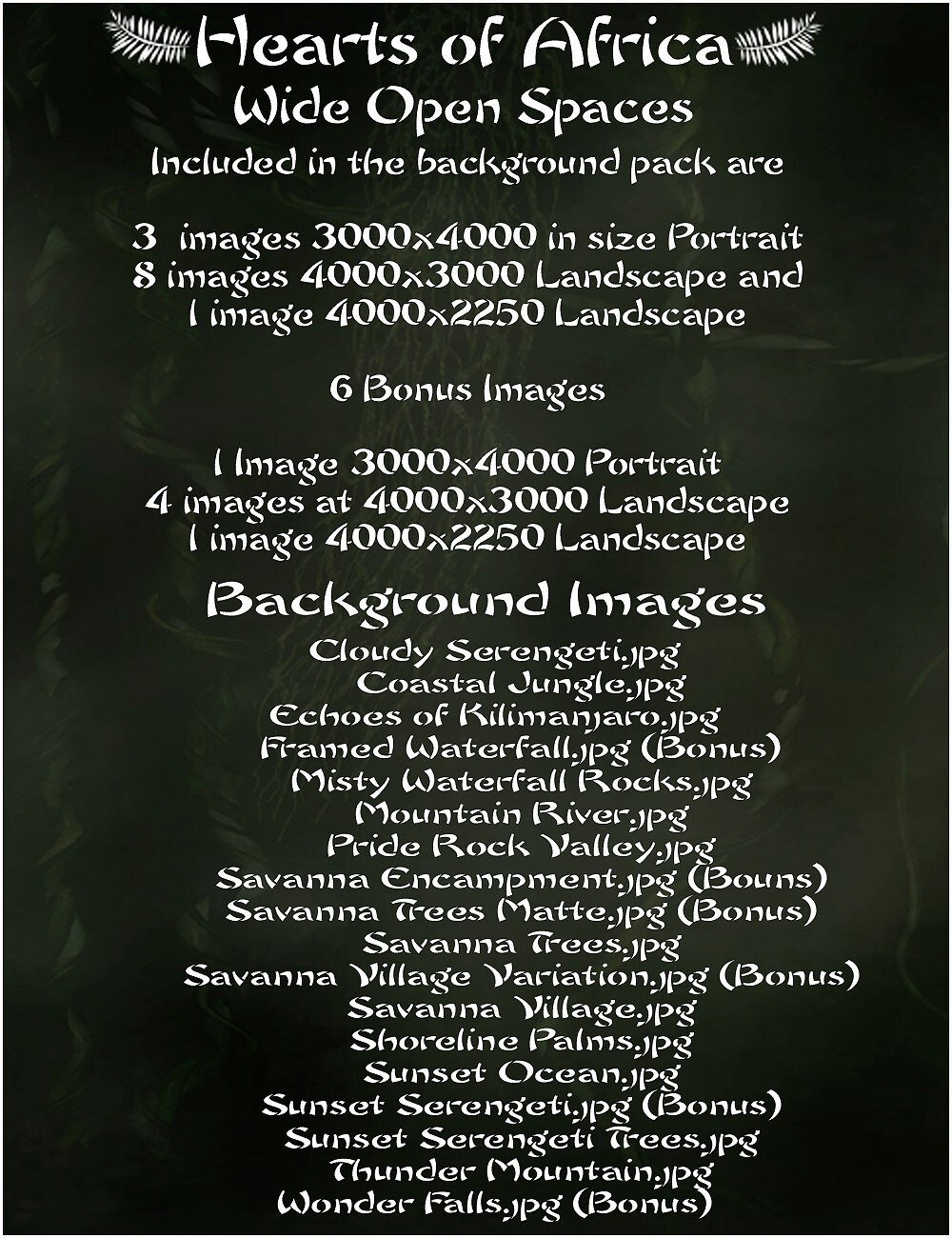Hearts of Africa - Wide Open Spaces by N/A