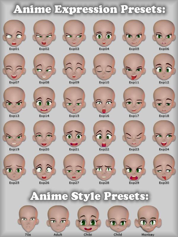 Universal Anime Head by N/A