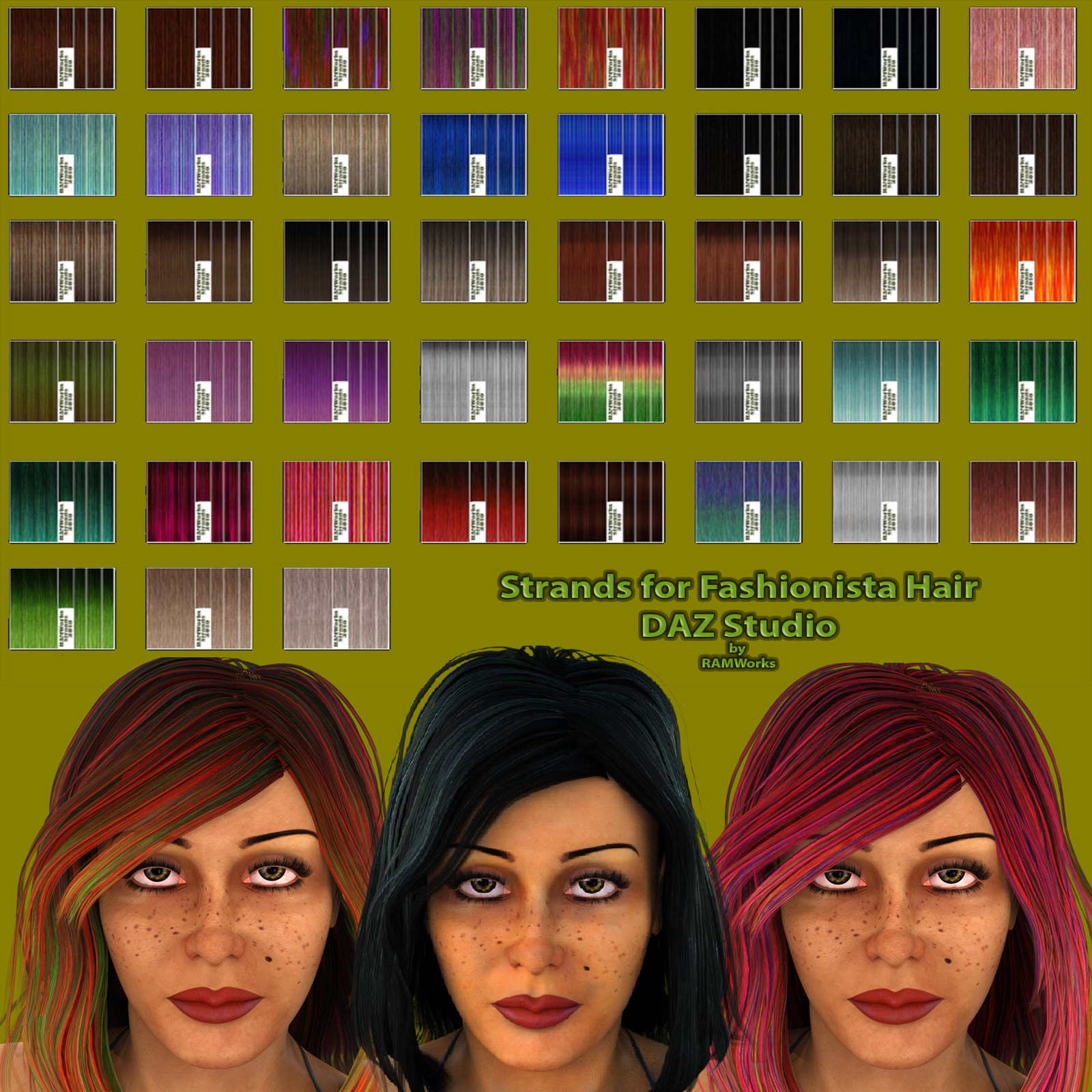 Strands for Fashionista Hair by N/A