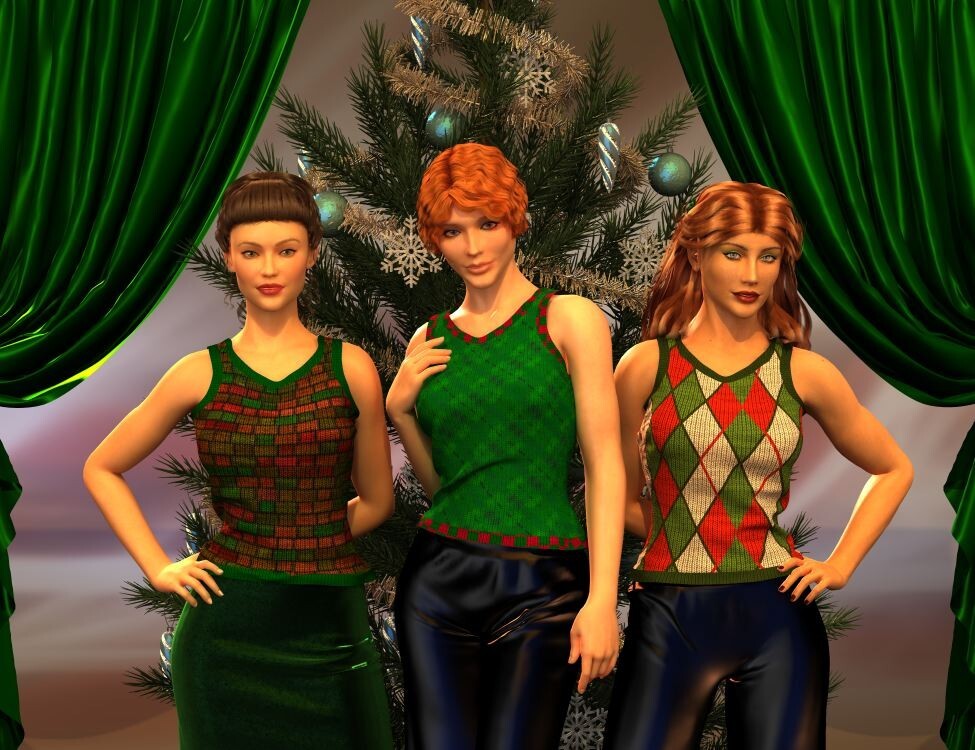 Holidays for Dynamic Sweater Vest by N/A