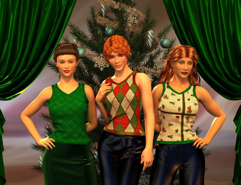 Holidays for Dynamic Sweater Vest by N/A