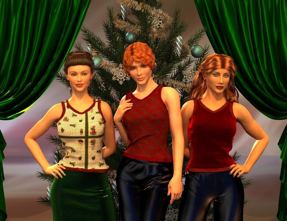 Holidays for Dynamic Sweater Vest by N/A
