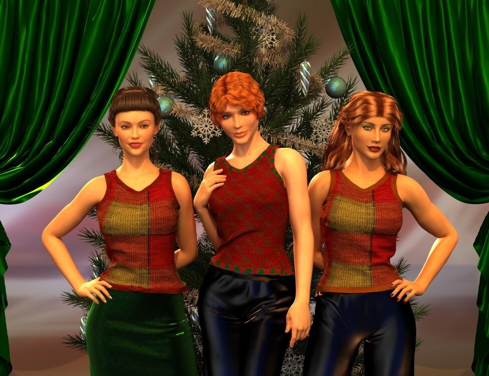 Holidays for Dynamic Sweater Vest by N/A