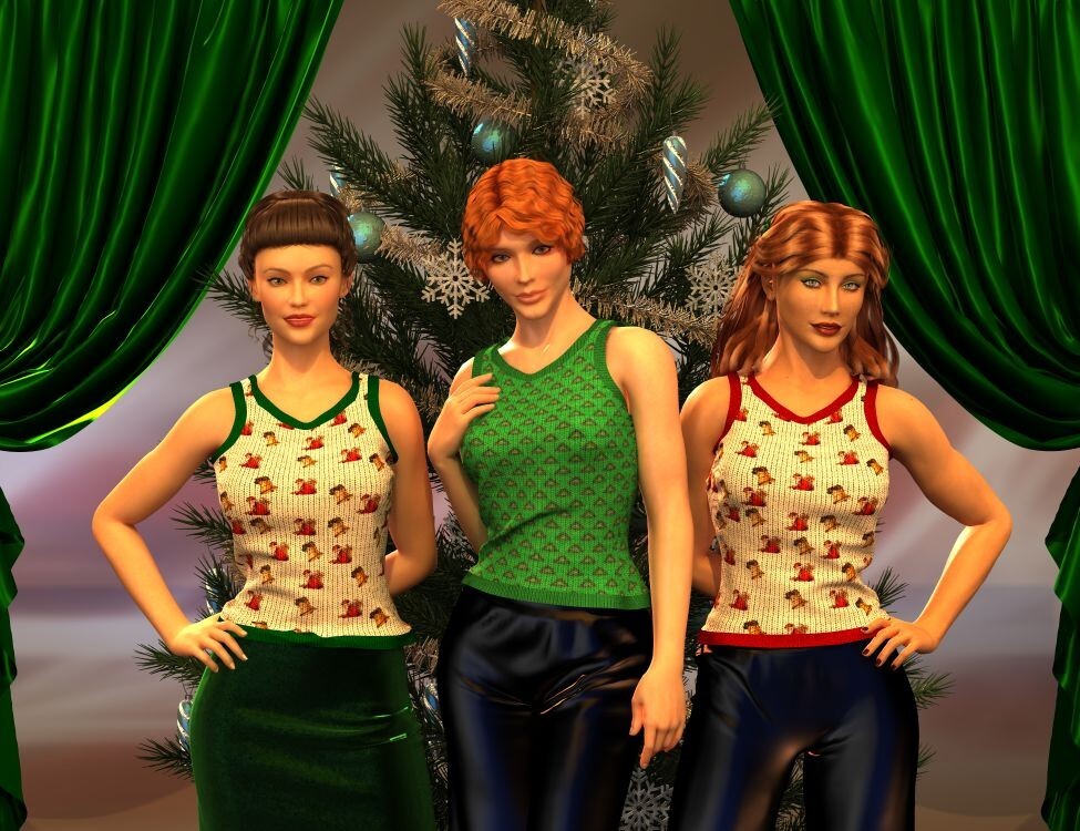 Holidays for Dynamic Sweater Vest by N/A