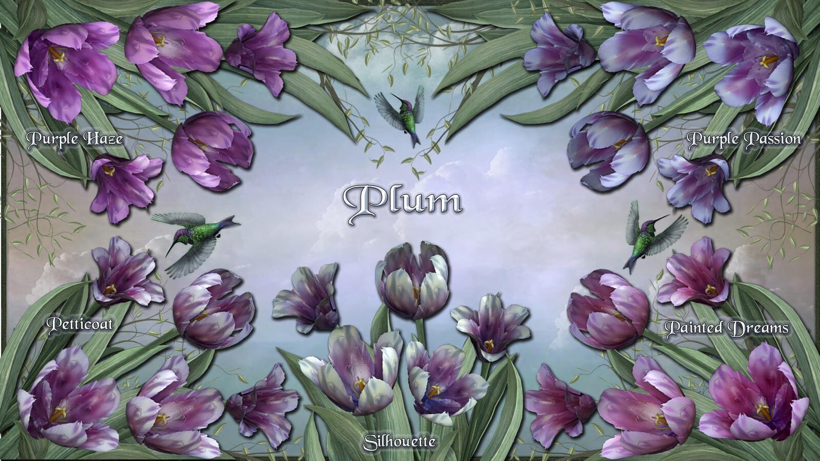 Spring Pastel Tulip Textures by N/A