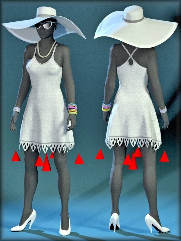 Laced Sundress for Dawn by N/A