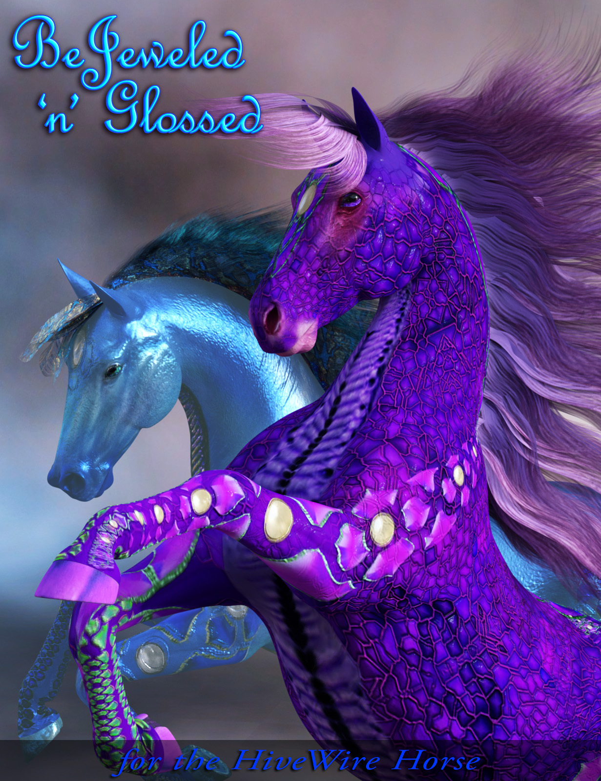 FL-RD Bejeweled-n-Glossed for the HW Horse by N/A