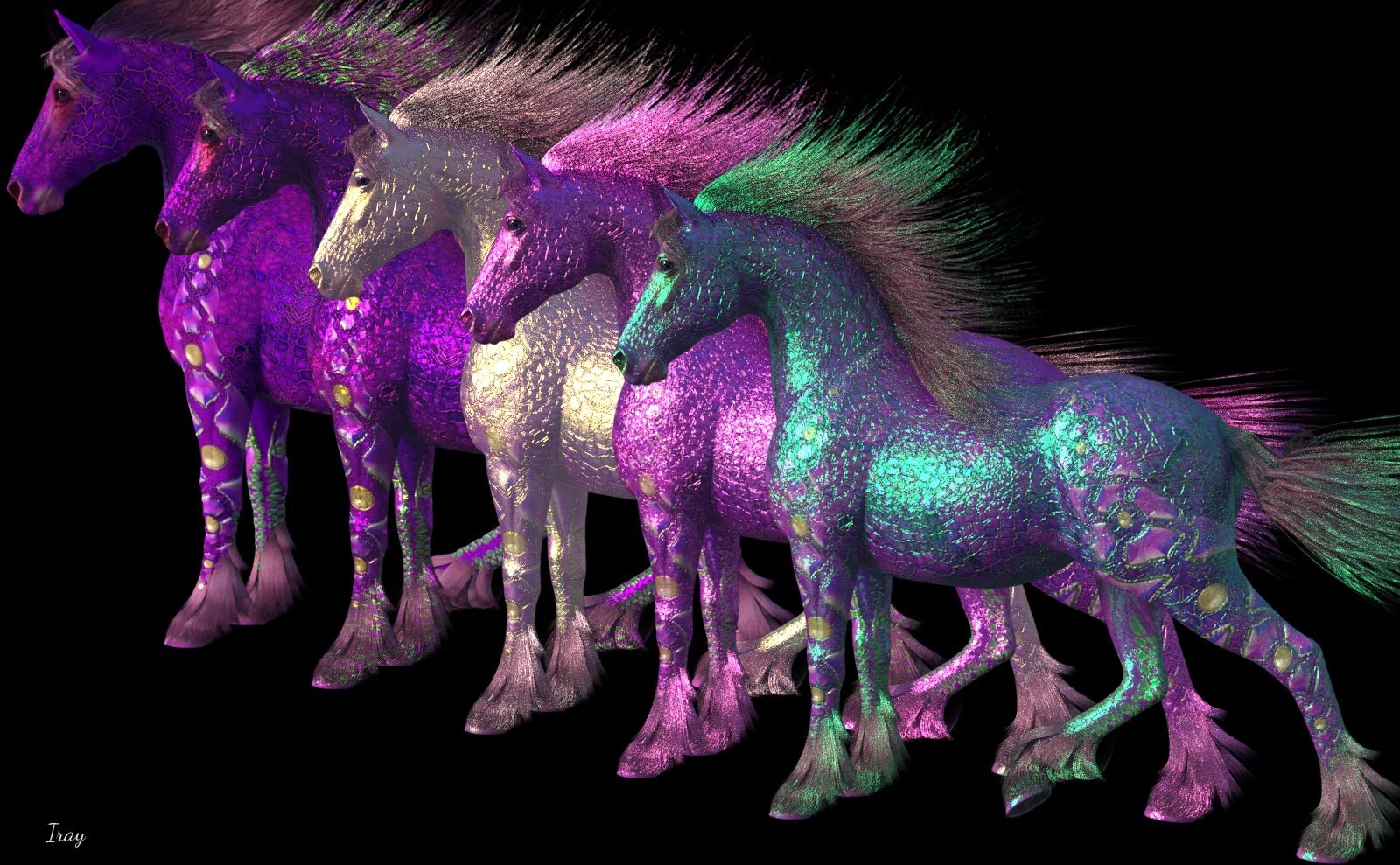 FL-RD Bejeweled-n-Glossed for the HW Horse by N/A