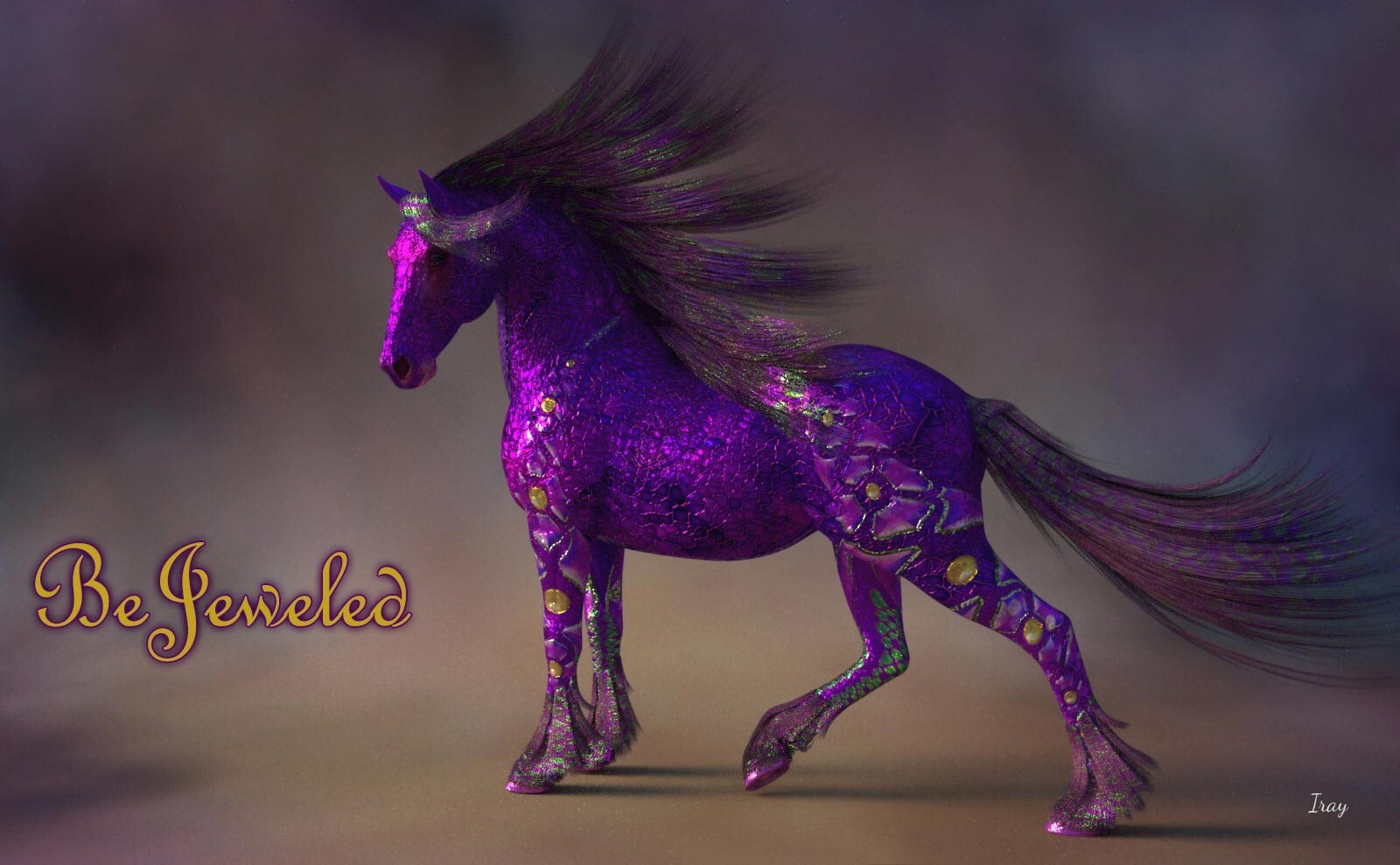 FL-RD Bejeweled-n-Glossed for the HW Horse by N/A